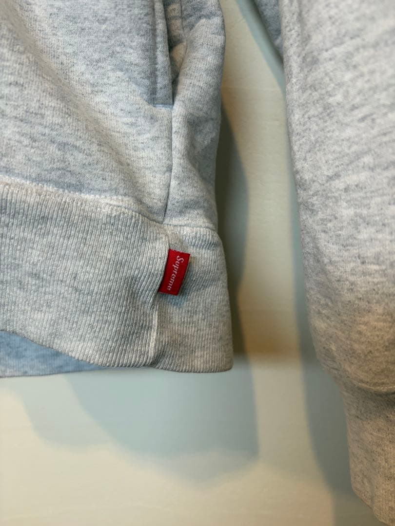 最安値　SUPREME グレー ハーフジップ トレーナー