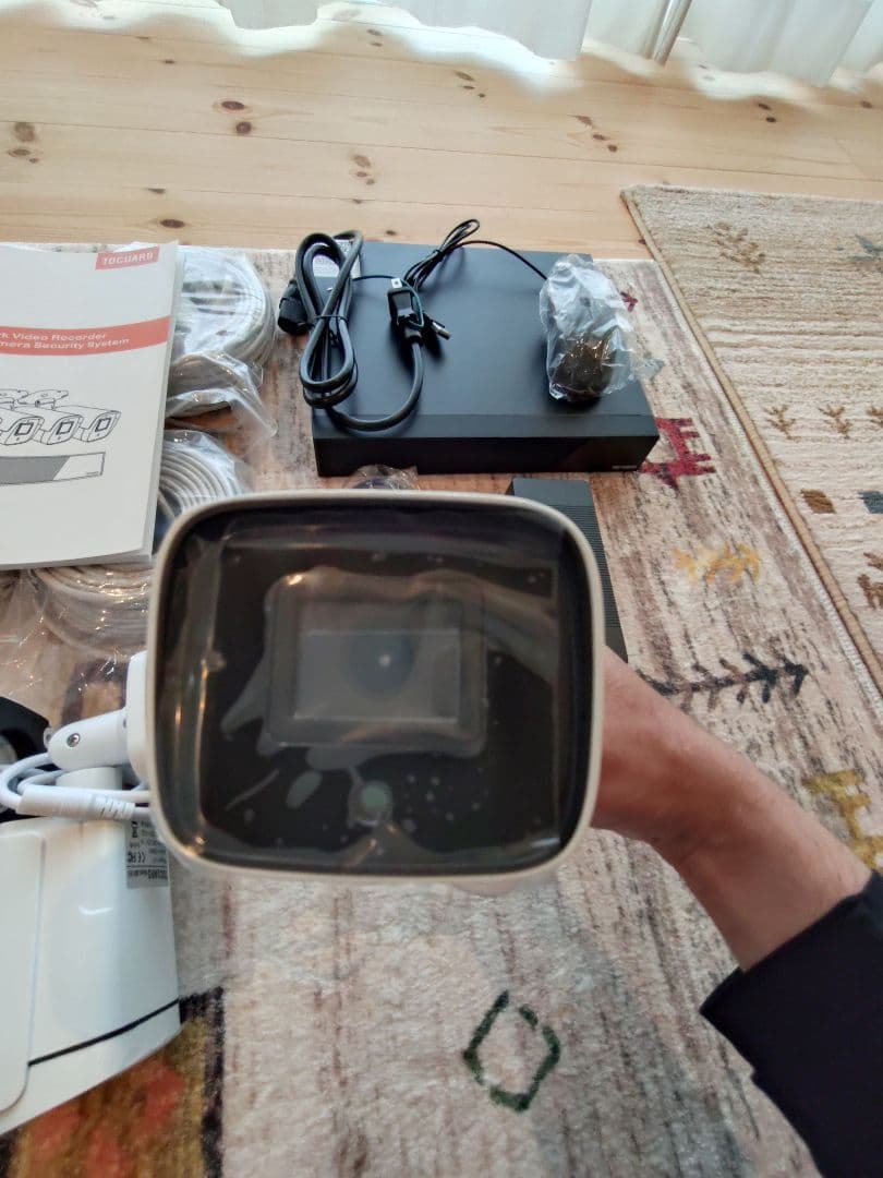 500万画素　POE防犯カメラ　４台セット