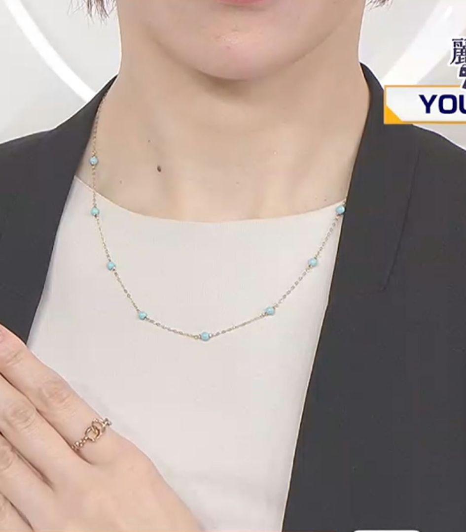 GSTV ターコイズ（スタビライズ）リップグロスステーションネックレス