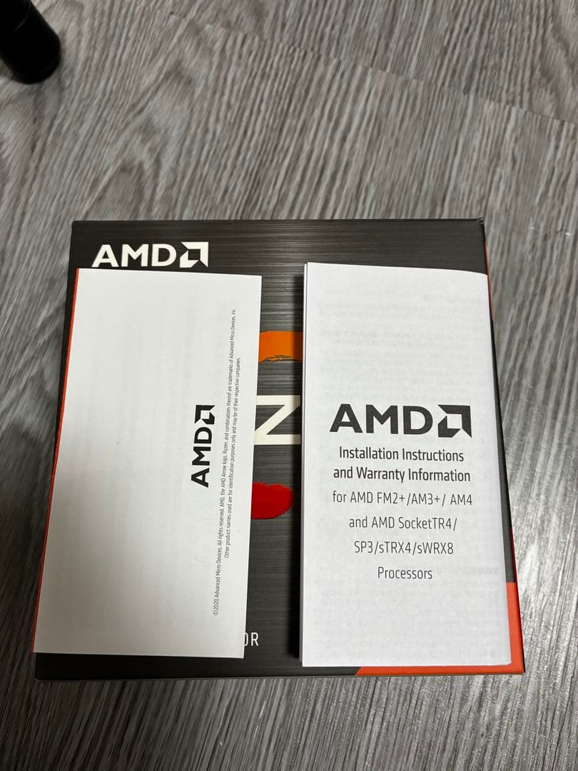 【未使用】AMD Ryzen 5 5500（クーラー付き）