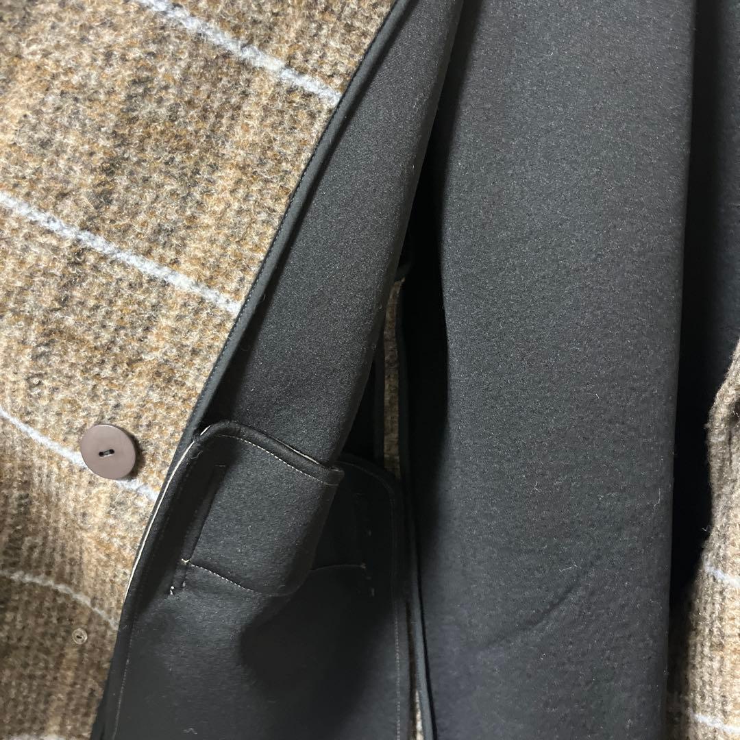 SHIPS ストライバーチェックコート 36