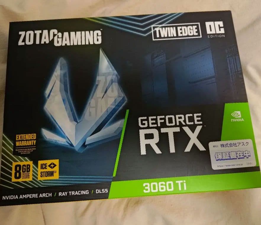 グラフィックボード・グラボ・ビデオカード ZOTAC GEFORCE RTX 3060 Ti TWIN EDGE OC