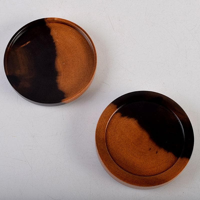 茶道具　輪島塗　北浜宗貴作　黒柿　螺鈿装飾　萩に鈴虫蒔絵　香合　共箱　V9157