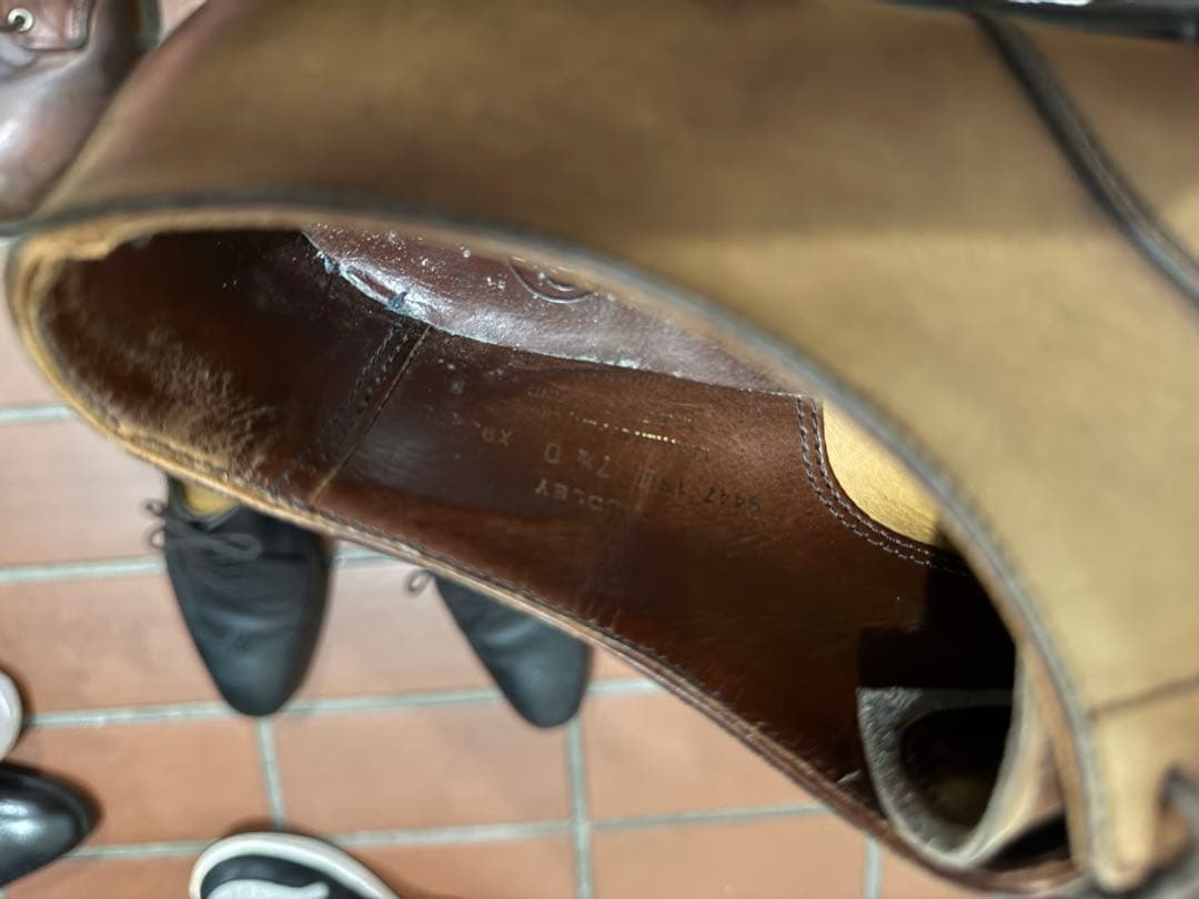 クロケット&ジョーンズ　オードリー　ブラウン　サイズ７1/2D