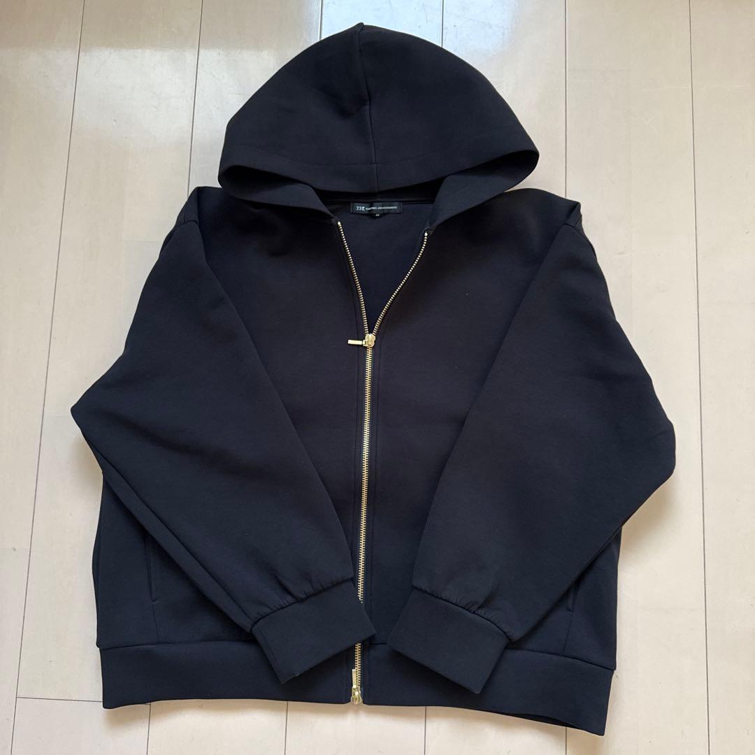 【洗える】コットンエアーダンボール コクーン フーディー