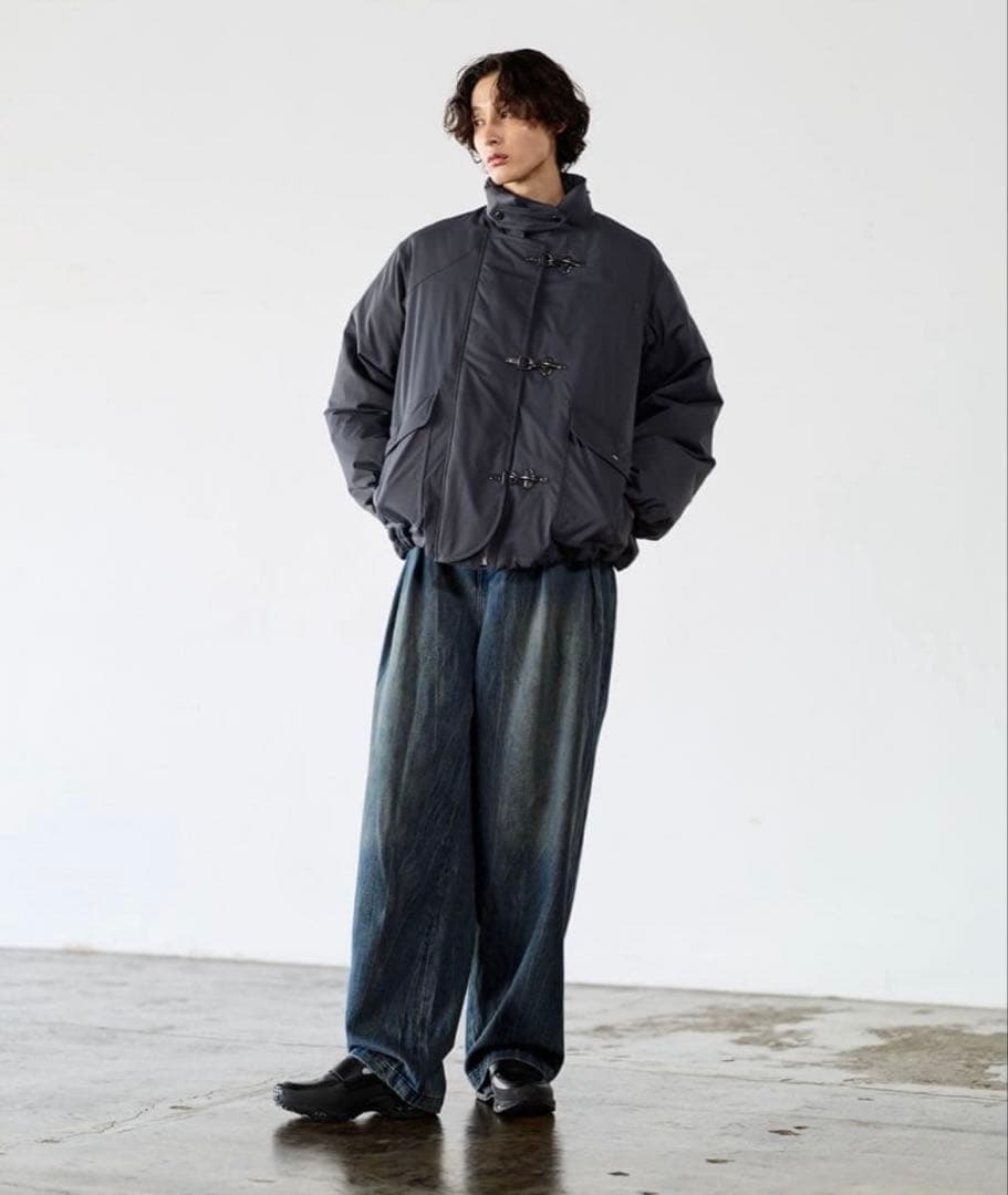 Bleme ブレメファイヤーマンボリューム 中綿ブルゾン ダウンジャケット