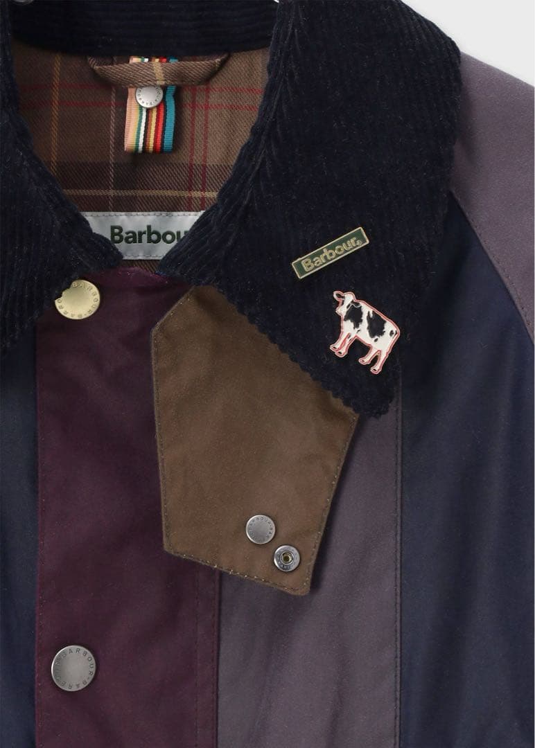 Paul Smith Barbour Bedale ミックスアップ フード付き