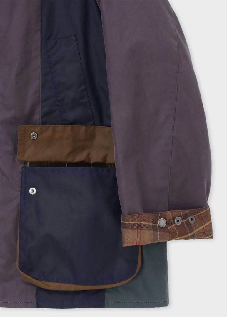 Paul Smith Barbour Bedale ミックスアップ フード付き