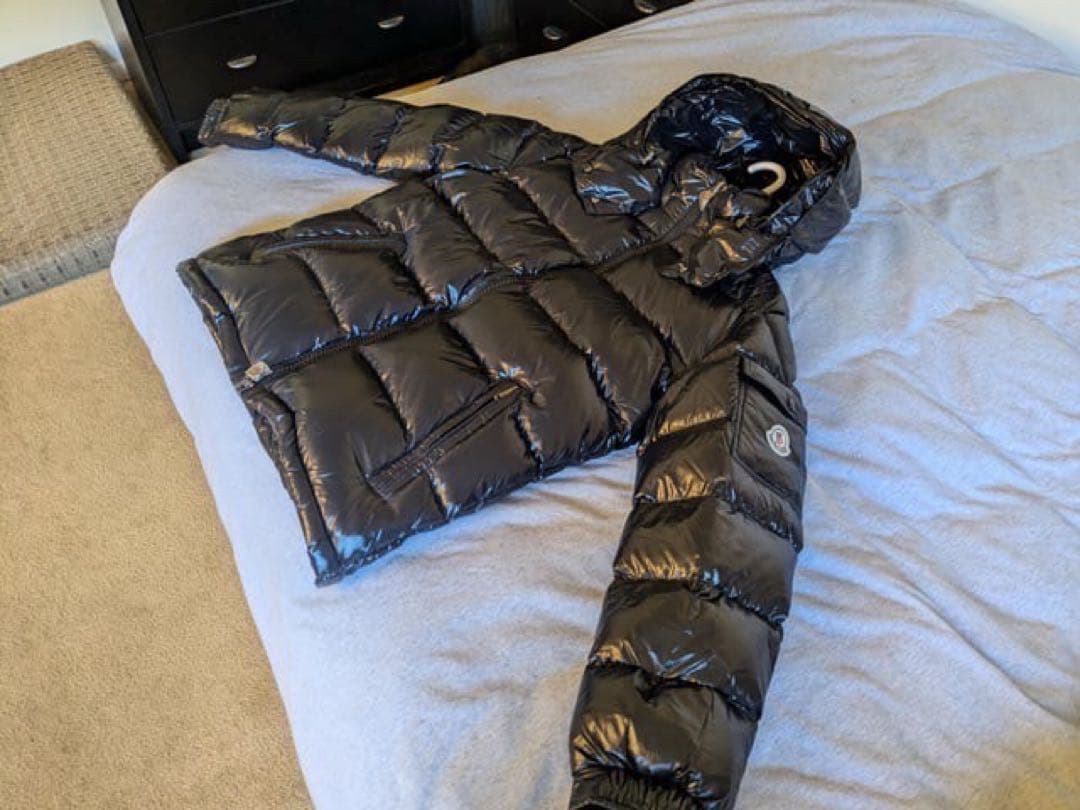 21Savage様専ブラック ダウンジャケット フード付き