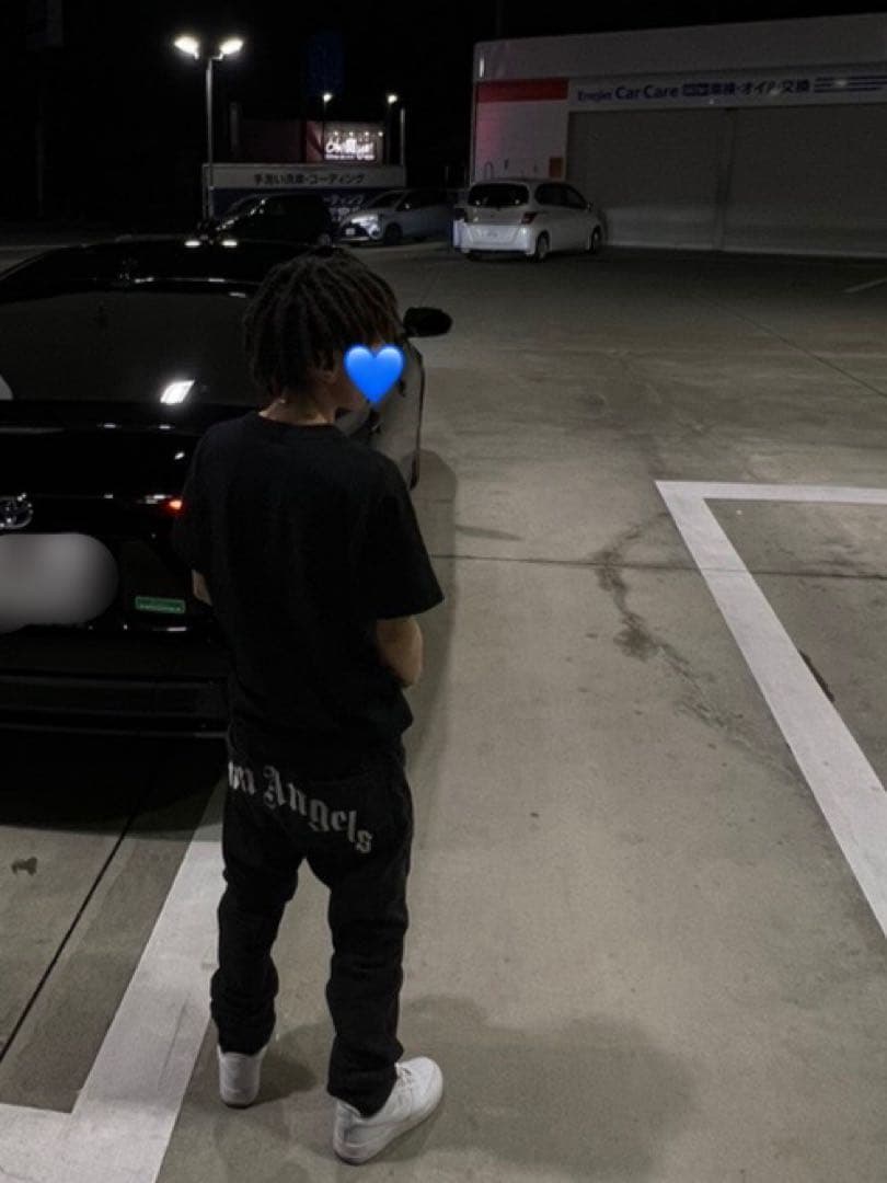 Palm Angels ブラックデニムパンツ