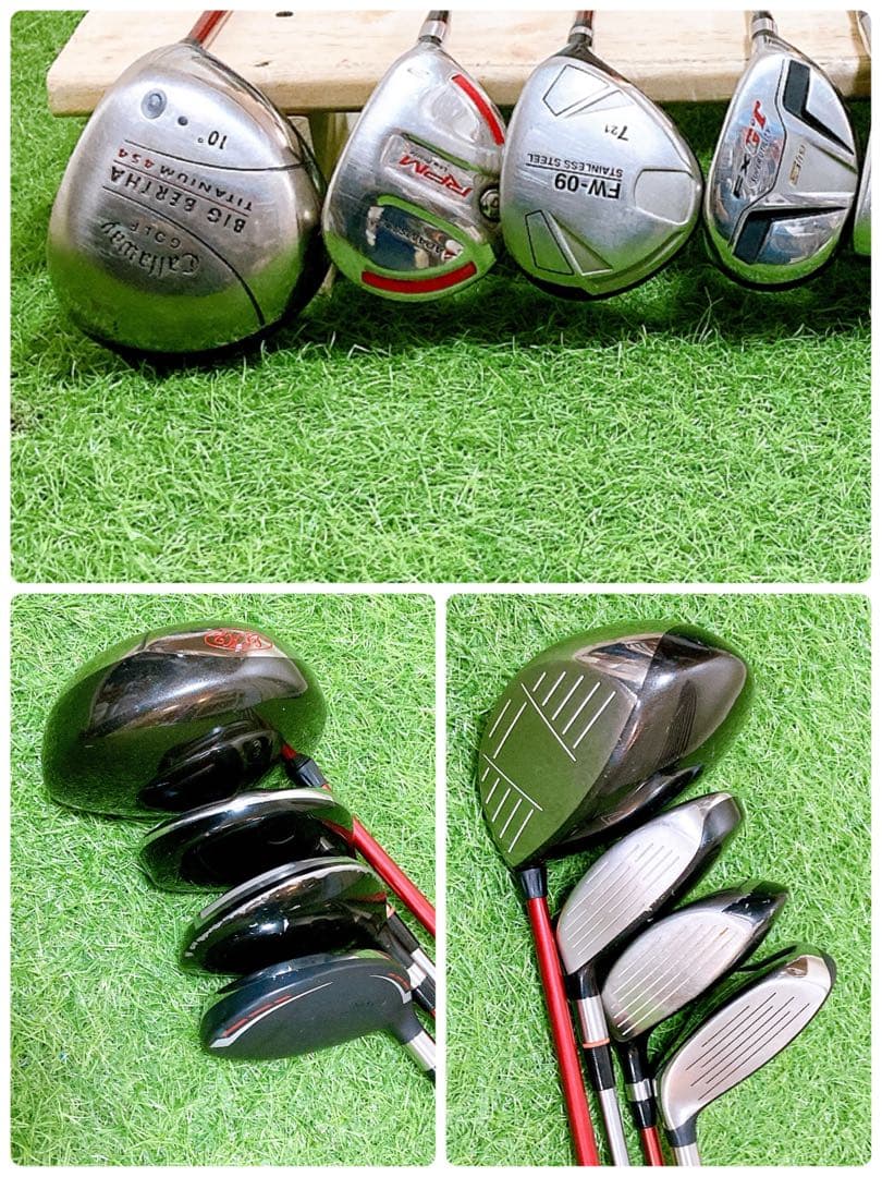 H3.キャロウェイ　初心者オススメ　ゴルフクラブ　メンズセット　右利き　14本