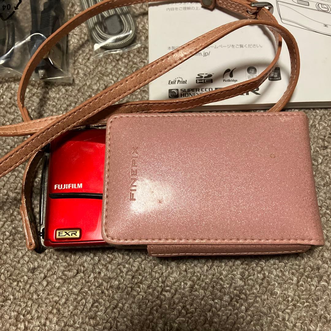 FUJIFILM FINEPIX Z800EXR レッド　ケース付
