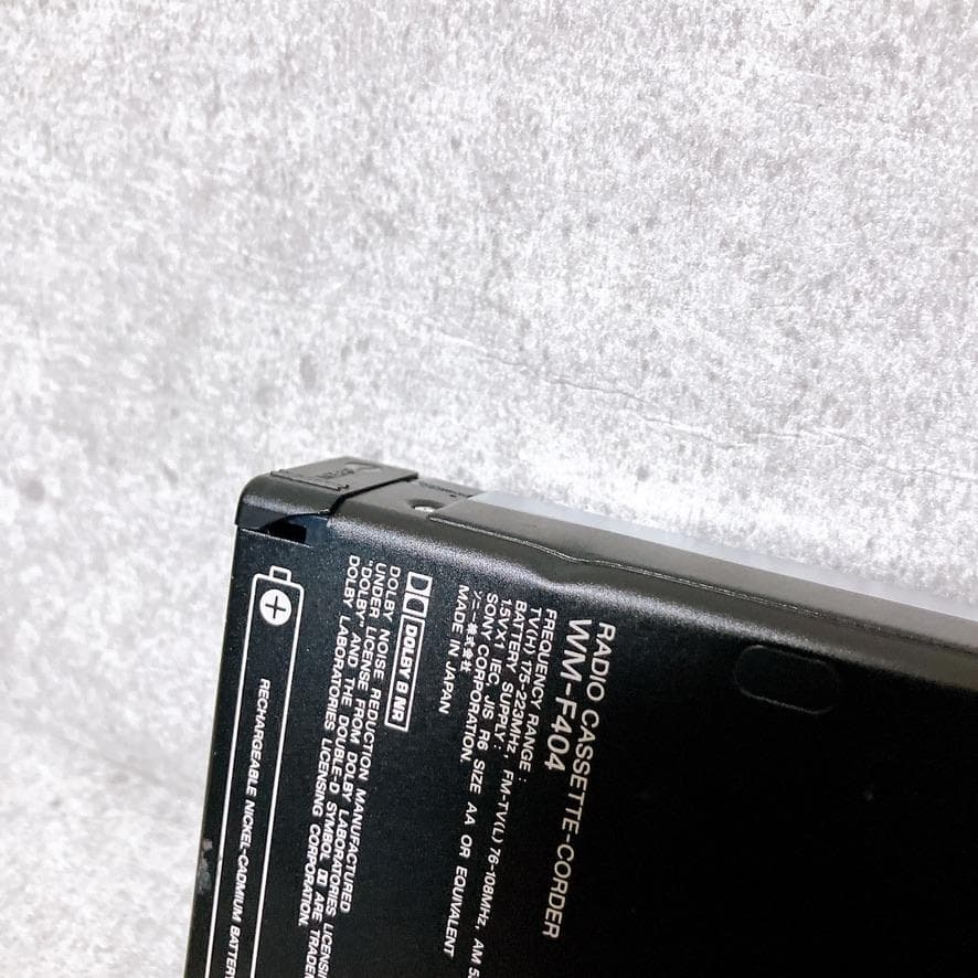 SONY WM-F404 カセットウォークマン WALKMAN ジャンク