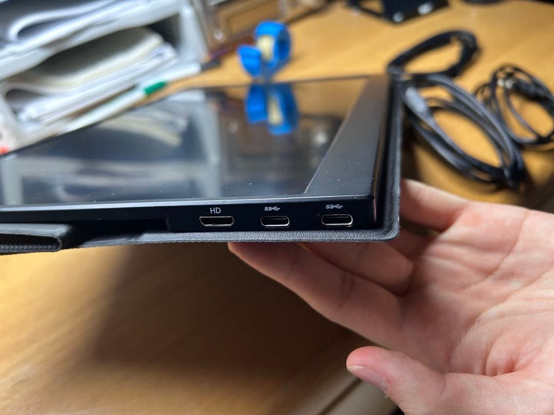 ポータブルモニター 13.5インチ2k WQHD miniHDMI入力 オマケ有