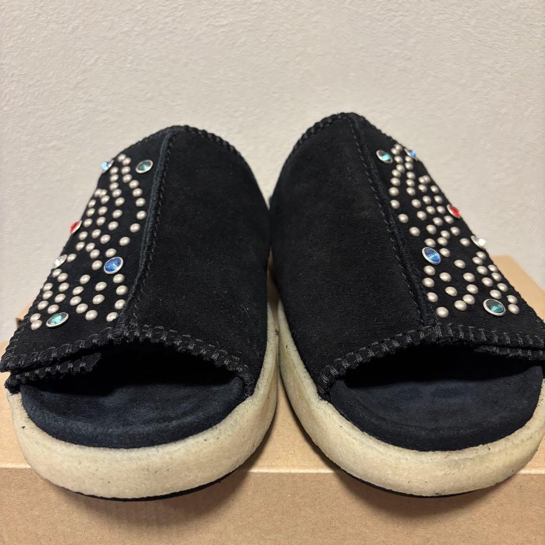 新品未使用 26.5 XLARGE CLARKS スエード サンダル