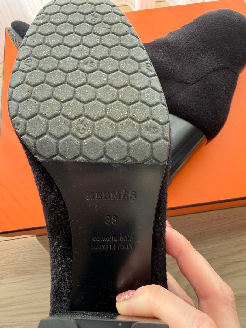 美品❣️HERMES ショートブーツ ヴォルヴェール 60 サイズ38