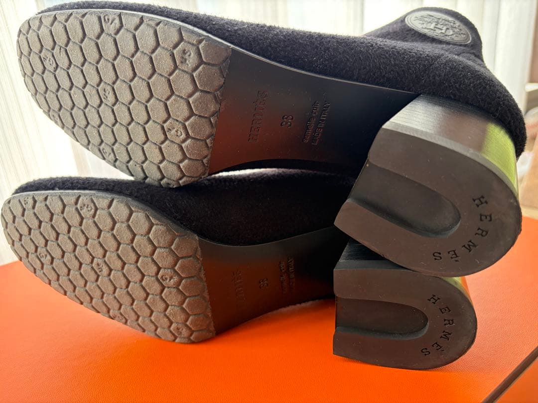 美品❣️HERMES ショートブーツ ヴォルヴェール 60 サイズ38