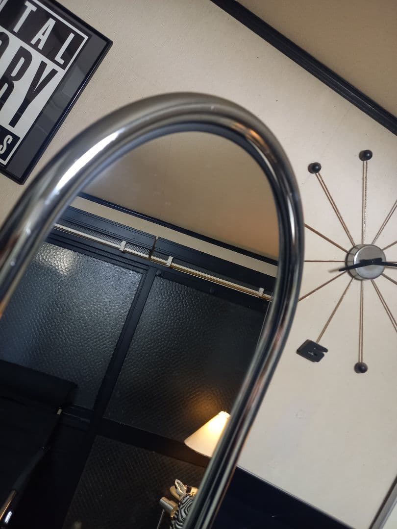 アダム　様売約済　スペースエイジ　インダストリアル　メタル　フレーム　ミラー