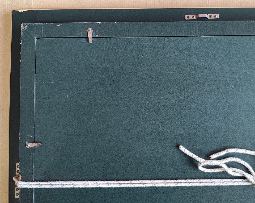 ​F15号 油絵・額縁セット アンティーク調 ゴールド アクリル板仕様