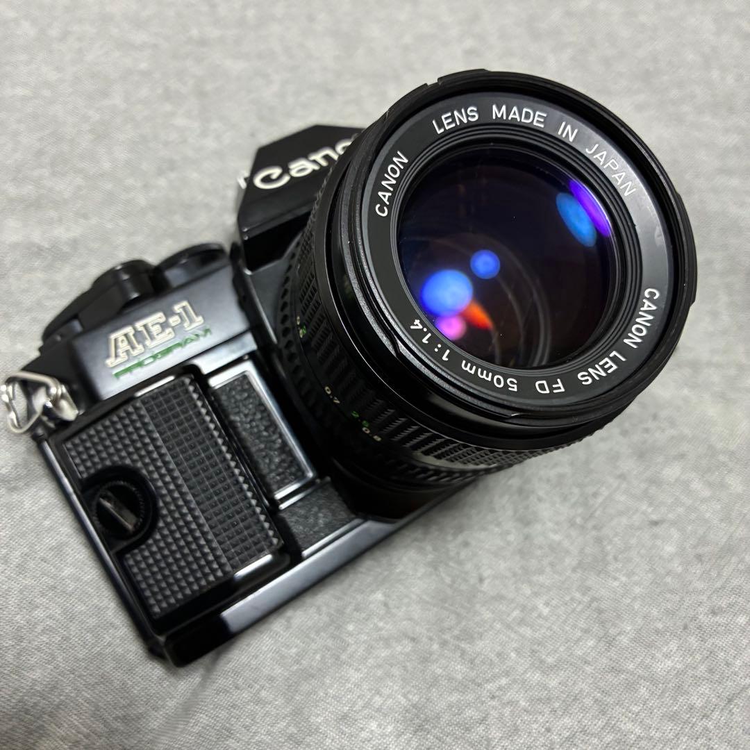 ⭐️美品⭐️モルト交換済⭐️Canon AE-1 PROGRAM ＋50mm F1.4
