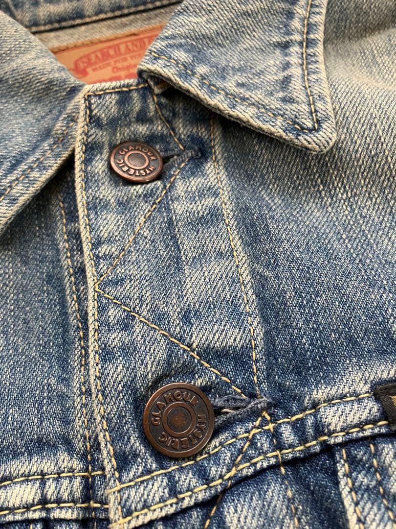 HYSTERIC GLAMOUR レザースリーブ デニムジャケット F