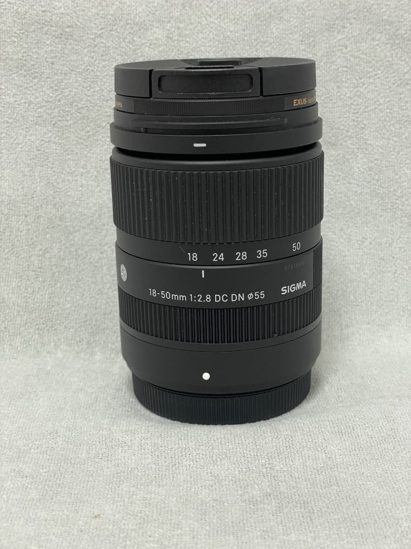 【美品】SIGMA 18-50mm f2.8 DC DN Xマウント　フィルタ付