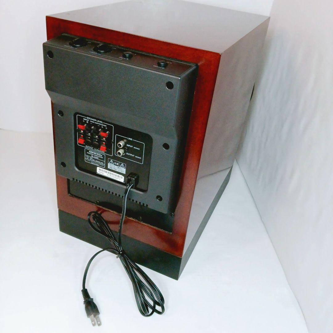 動作品 ONKYO オンキョー アンプ内蔵サブウーハーシステム SL-A250