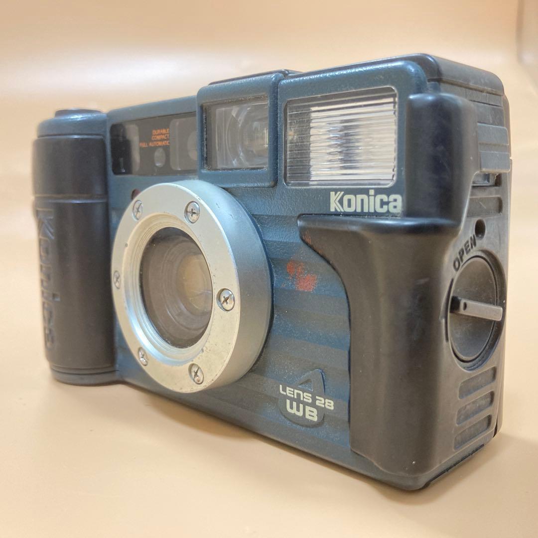 Konica 現場監督 28WB ブラック色　コンパクトフィルムカメラ