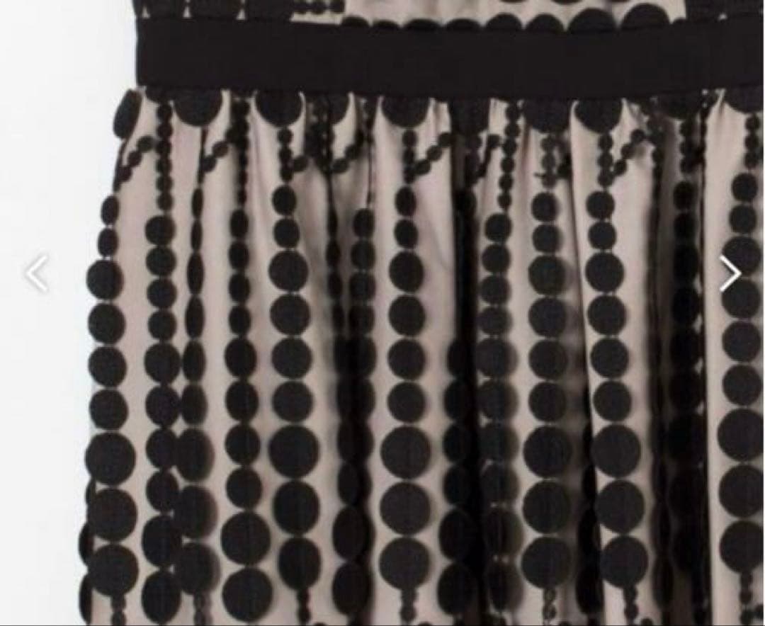 GRACECONTINENTAL グレースコンチネンタル　ドット　刺繍　ワンピ