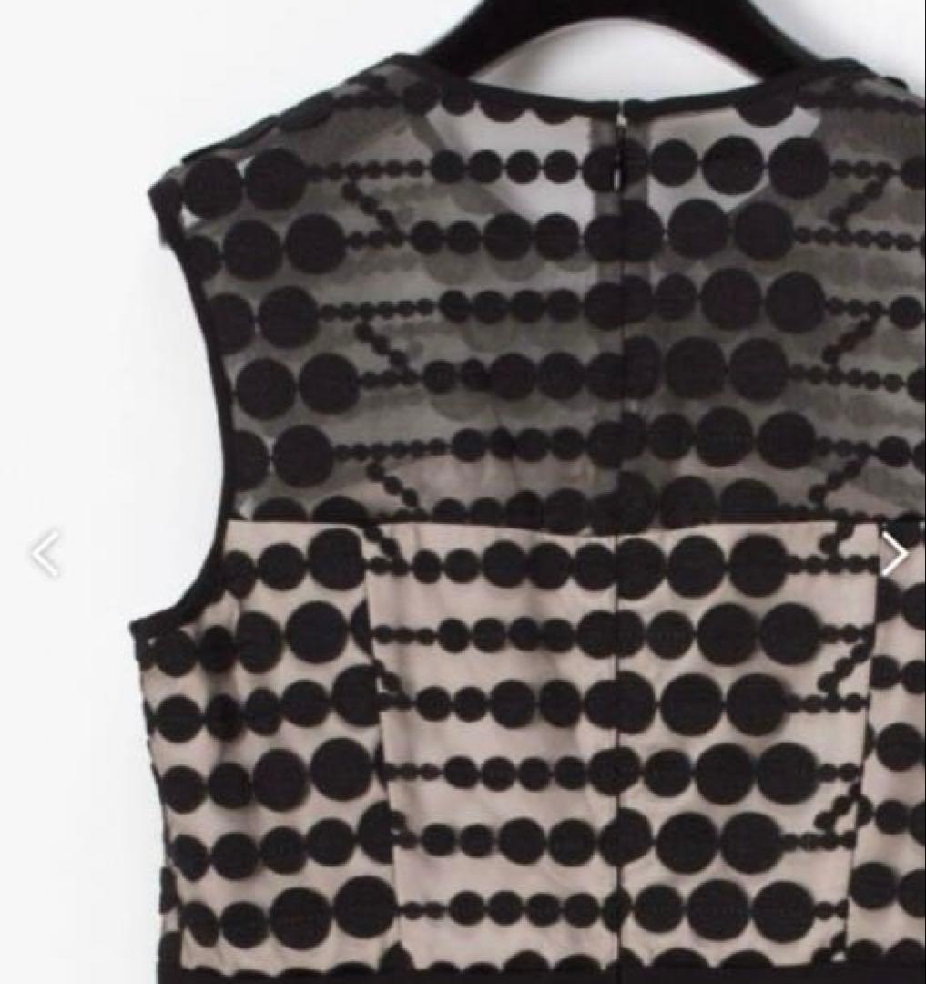 GRACECONTINENTAL グレースコンチネンタル　ドット　刺繍　ワンピ