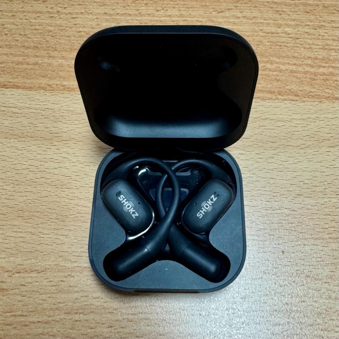 H09　SHOKZ OPENFIT ワイヤレスイヤホン ブラック