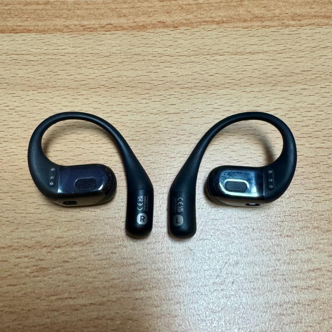 H09　SHOKZ OPENFIT ワイヤレスイヤホン ブラック
