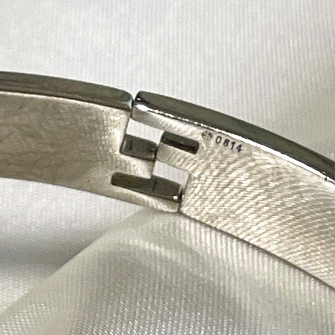 FENDI フェンディ バングル ブレスレット ズッカ カラー 赤 ピンク