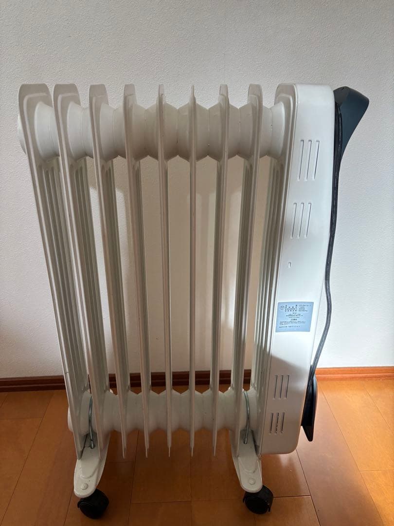 寒い季節の車中泊にもオイルヒーター