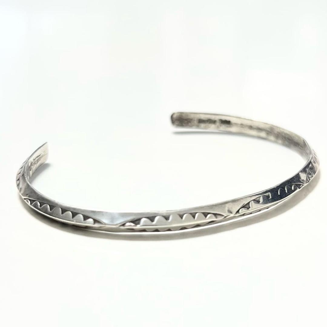 NAVAJO ナバホ族 Sterling SILVER Tahe作 R-7575