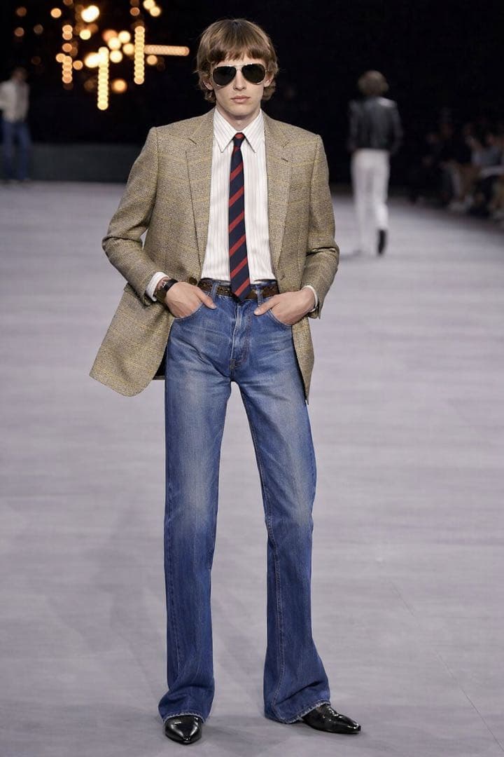 20SS Celine プリンスオブウェールズ チェックテーラードジャケット