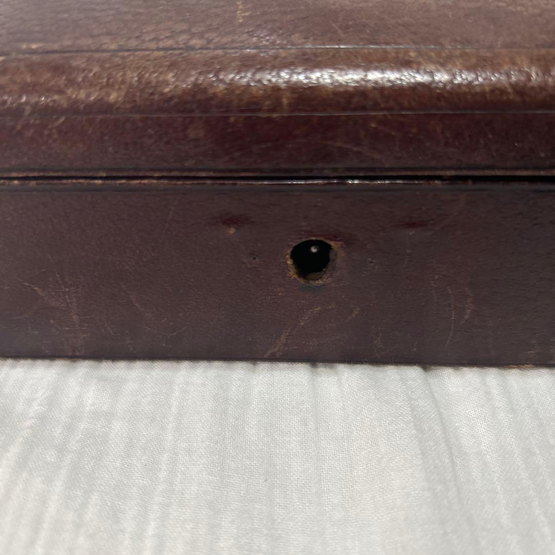 アンティーク ボックス　銀色装飾　フランス蚤の市