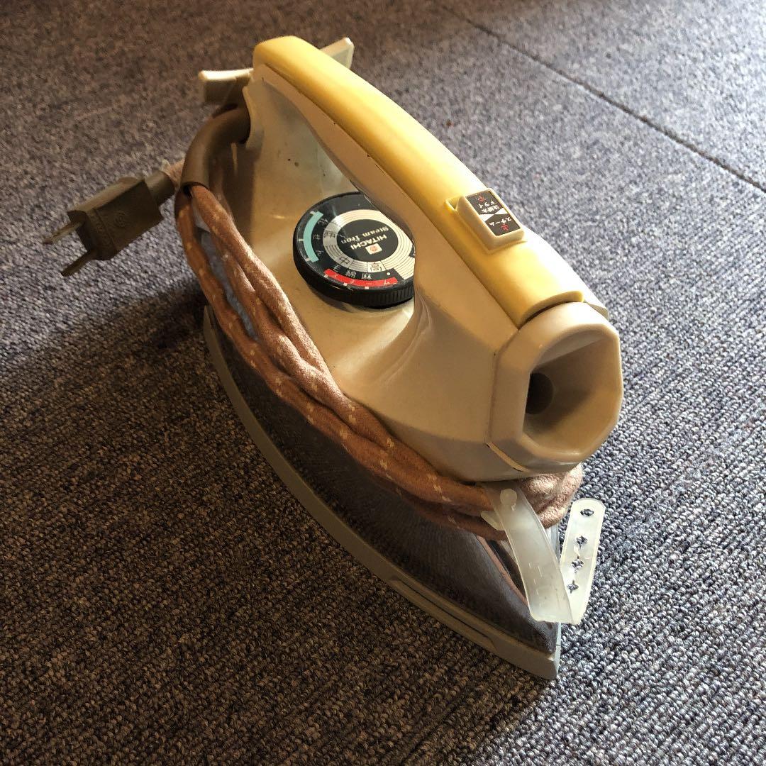 【昭和家電】昭和レトロ　アイロン　HITACHI