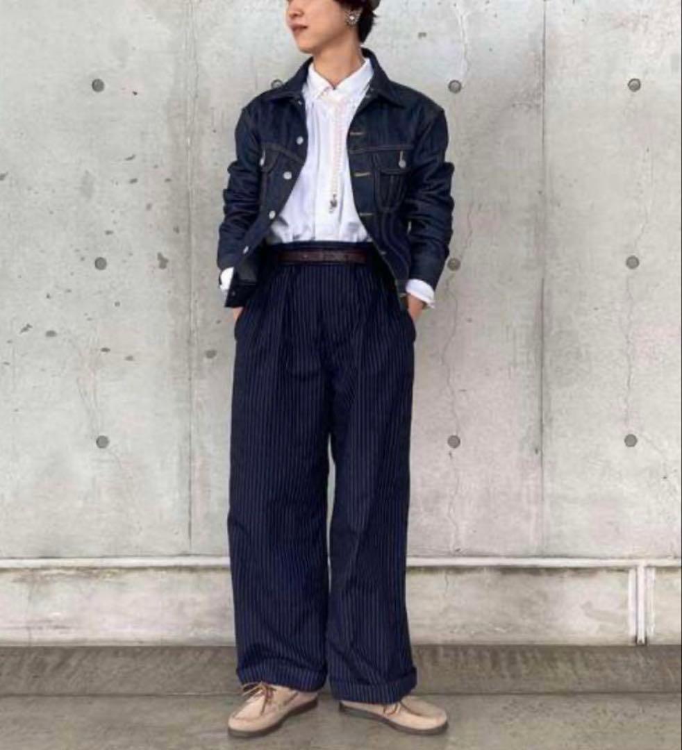 45R クックウェザーのシャルロットバギー インディゴ