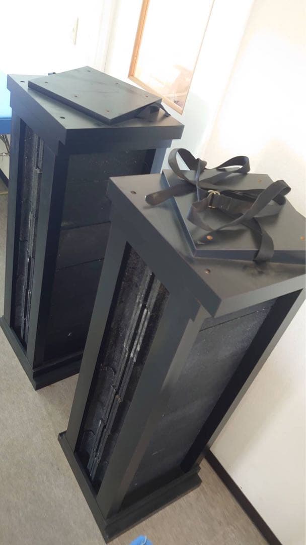 100万円した スピーカー台 某テレビ局 編集室 の 特注品 左右で295kg