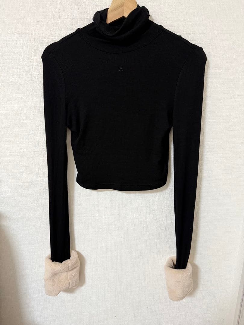 ANDMARY Doggy fur tops black 正規品