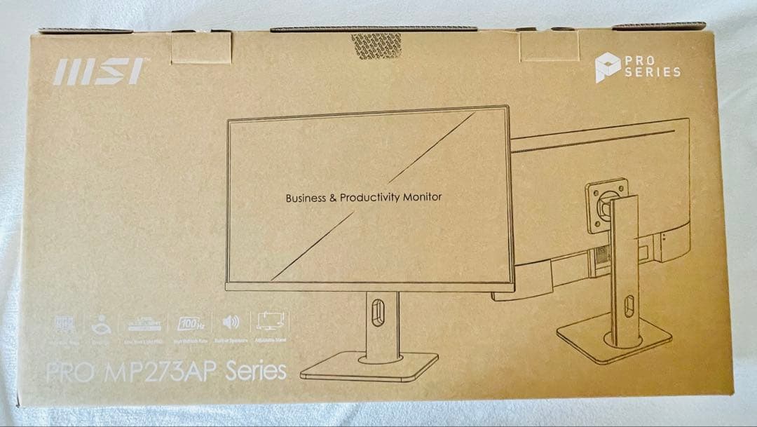 【美品・保証書付き】27インチモニターMSI MP273AP IPS ゲーミング