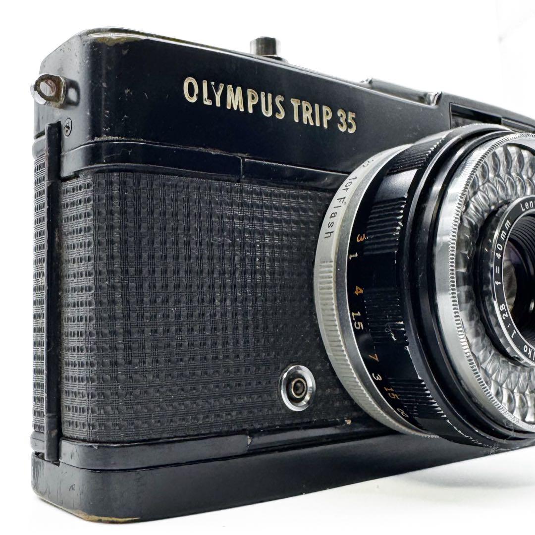 ABランク 整備済み OLYMPUS TRIP35 ブラック 6ヶ月動作保証付き