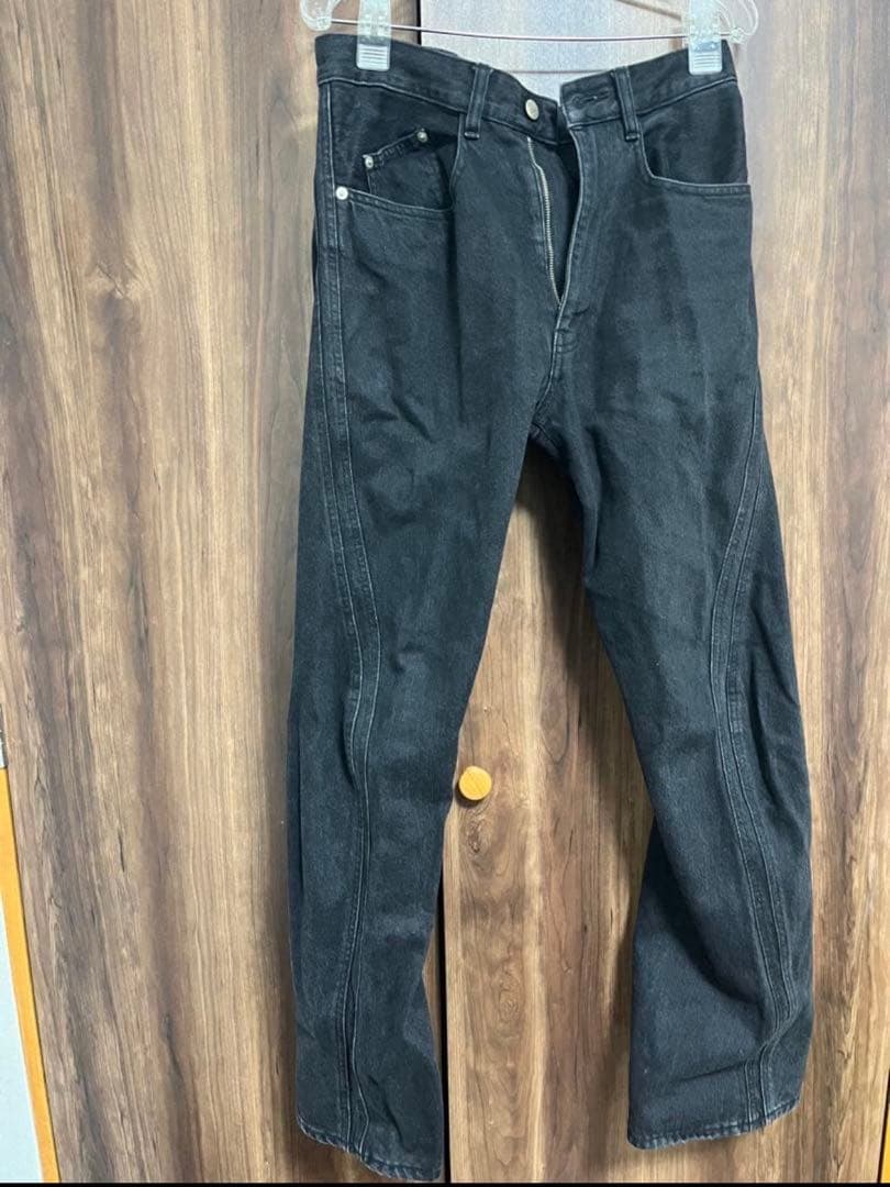 NVRFRGT 3D Twisted Wide Leg Jeans サイズ1