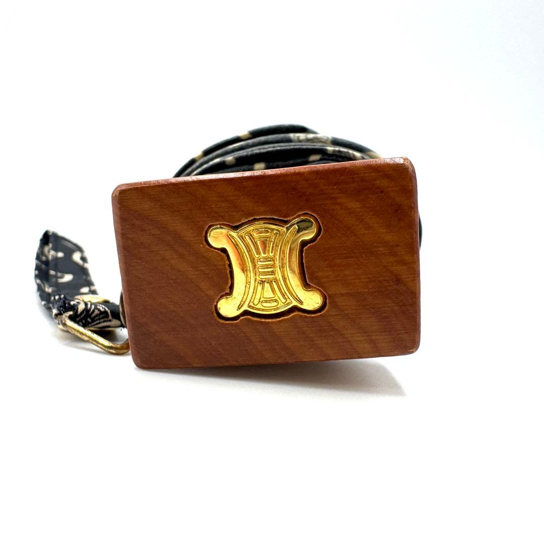 【美品】CELINE セリーヌ 折り畳み傘 ブラック Cマカダム