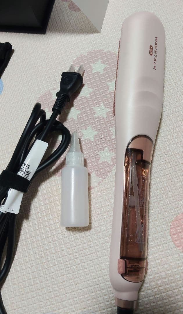 WAVYTALK スチームストレートブラシ スチームラインプロ ピンク【正規品】