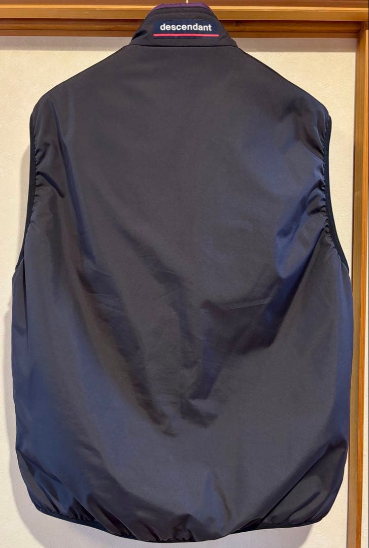 descendant リバーシブルベスト　ブラック/パープル　Ｍ　ディセンダント