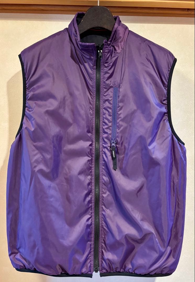 descendant リバーシブルベスト　ブラック/パープル　Ｍ　ディセンダント