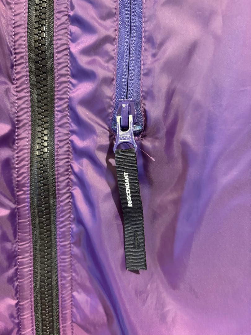 descendant リバーシブルベスト　ブラック/パープル　Ｍ　ディセンダント