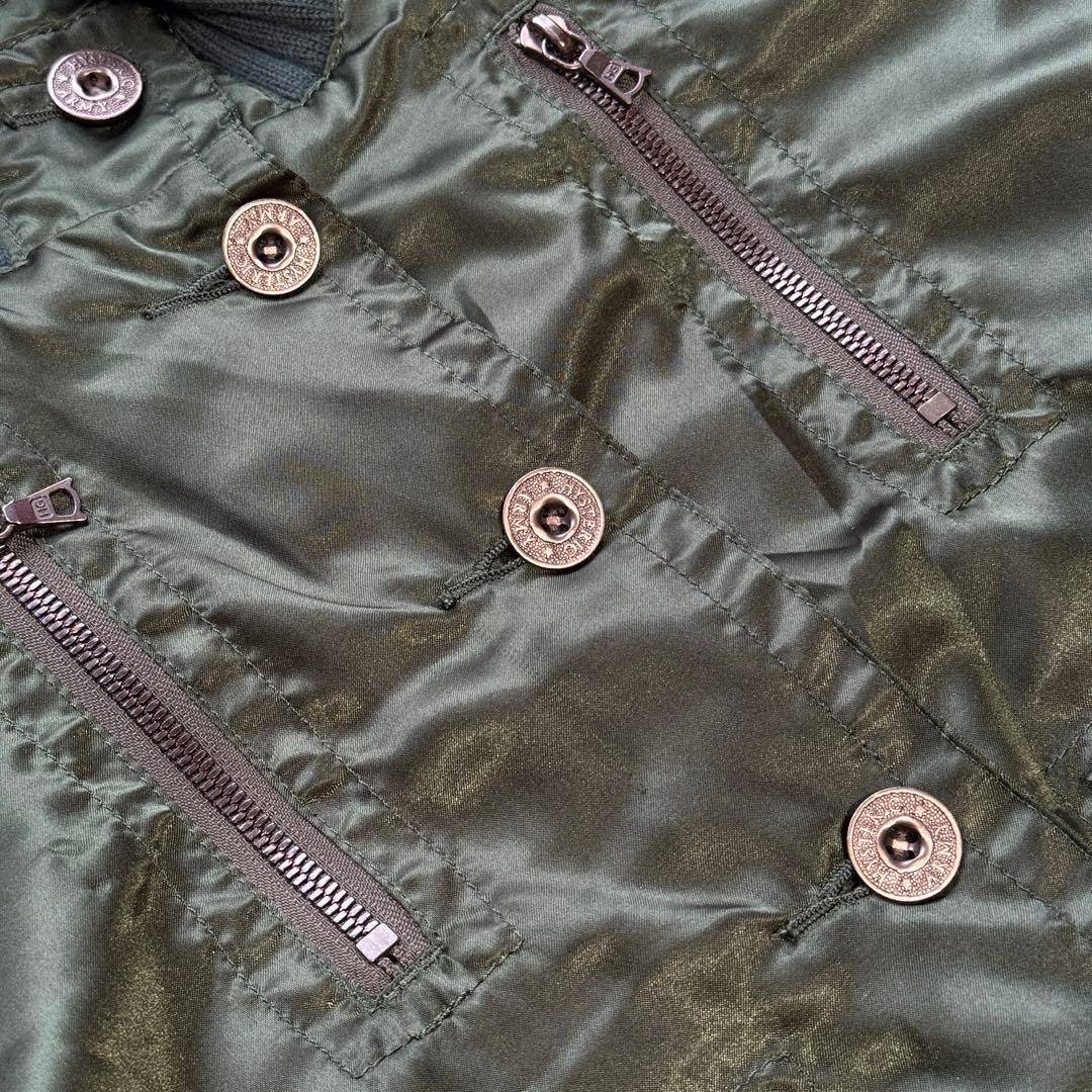 希少✨ ヒステリックグラマー スカジャン ブルゾンヒスガール 刺繍 グリーン